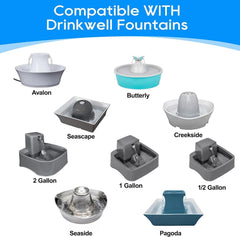 MyfatBOSS foam pre-sponge filters display, simplifying pump-cleaning and upkeep.