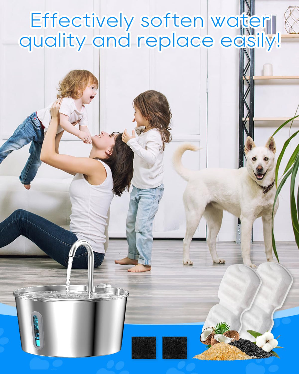 MyfatBOSS Hydration-friendly design encourages cats to drink more water.