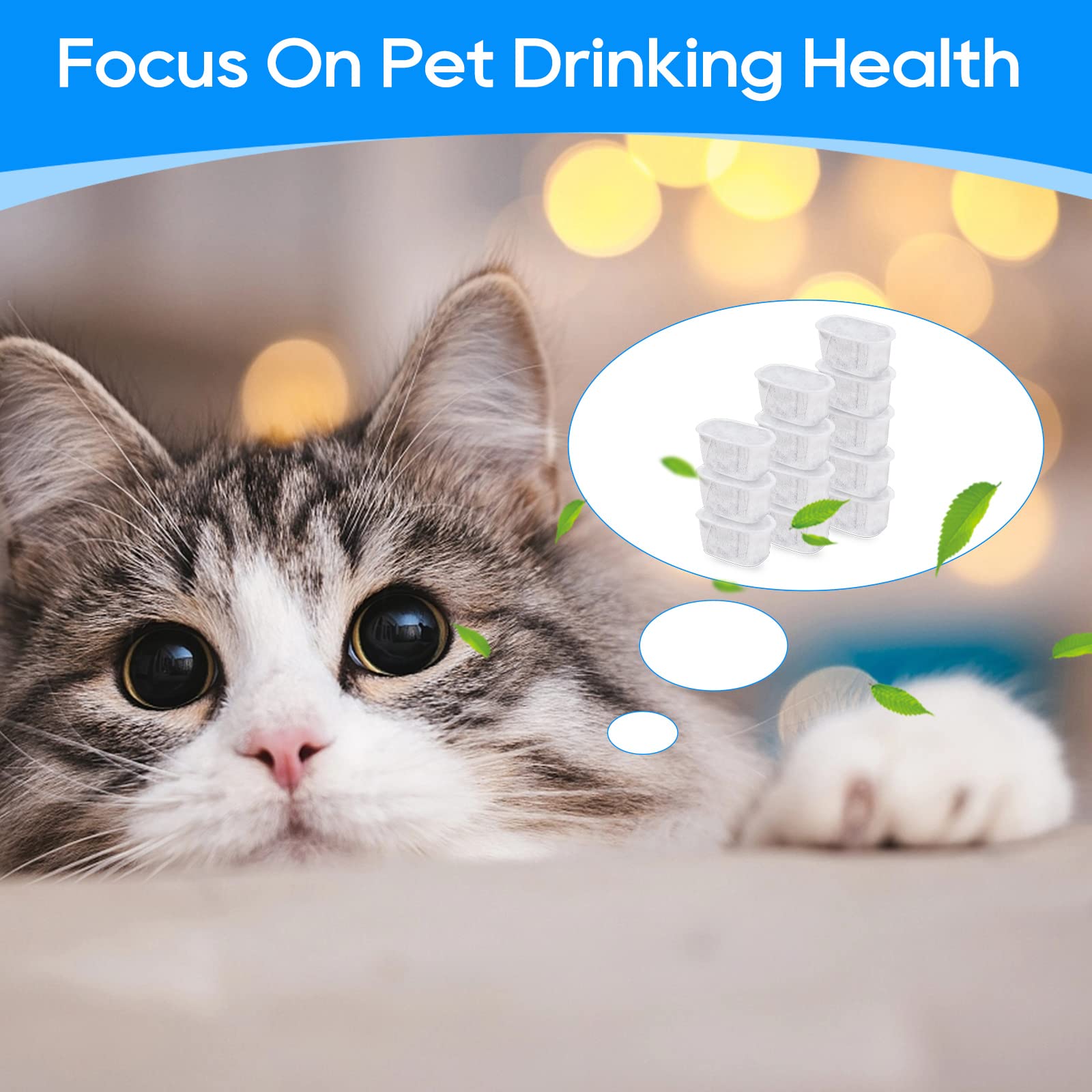MyfatBOSS indoor pets drinking from a fountain with reliable filtration