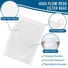 MyfatBOSS nylon filter bag with heavy-duty stitching for reusable use.