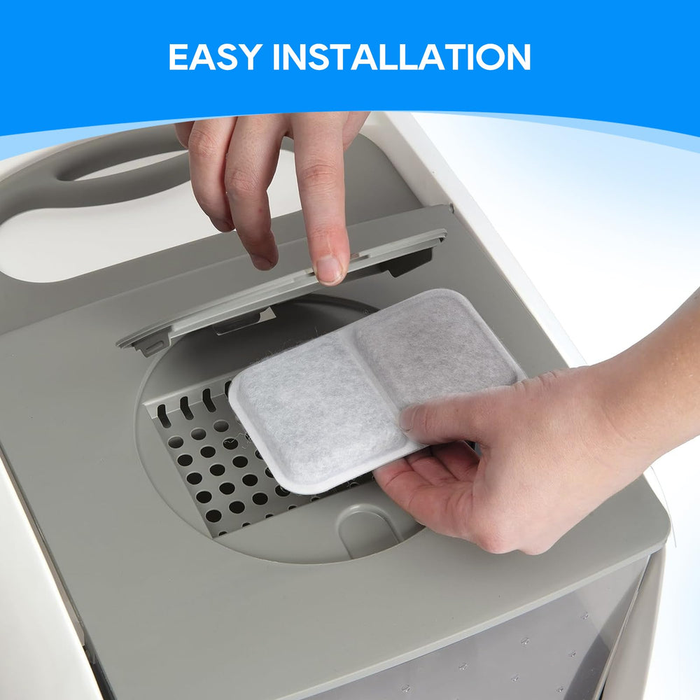 MyfatBOSS odor-reducing pad in use within a Catit Airsift system illustrating odor control.