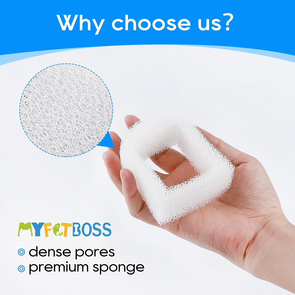 MyfatBOSS pet fountain filter replacement-easy design for quick swaps.