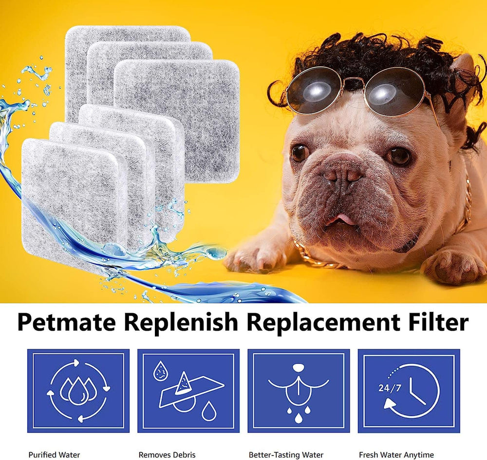 MyfatBOSS filter fits Petmate Mason Gravity Waterer for seamless compatibility.