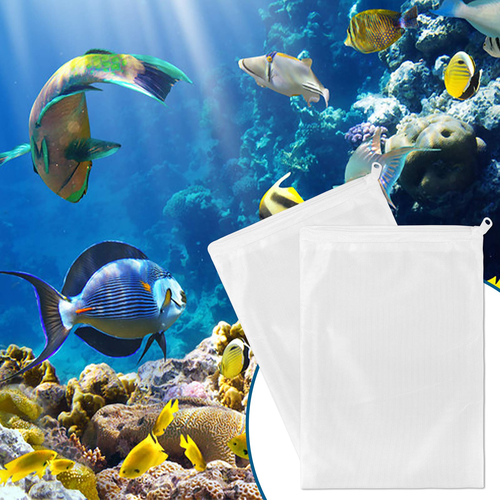 MyfatBOSS media bag supports Purigen and CuoiSorb for filtration.