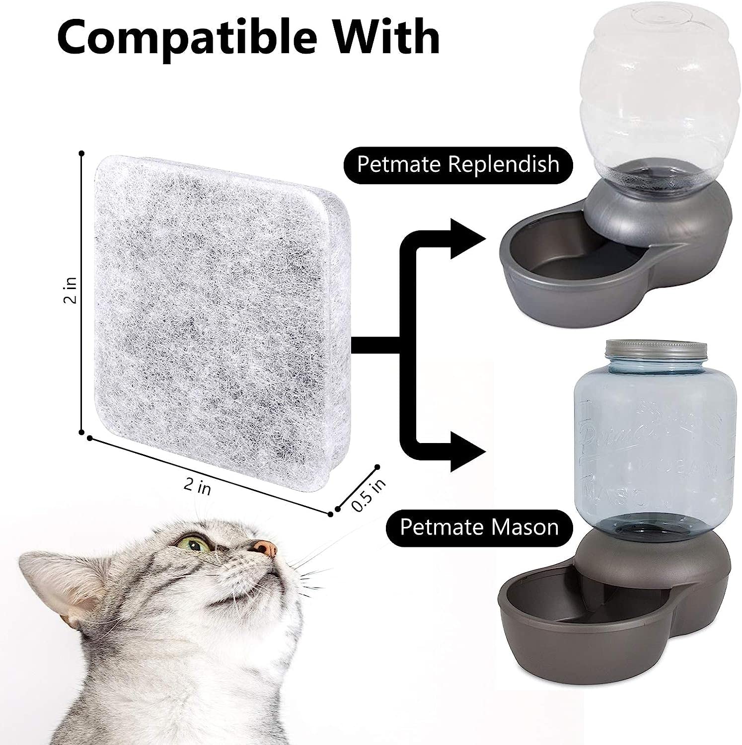 MyfatBOSS replendish-compatible filter ready for quick fountain upgrades.