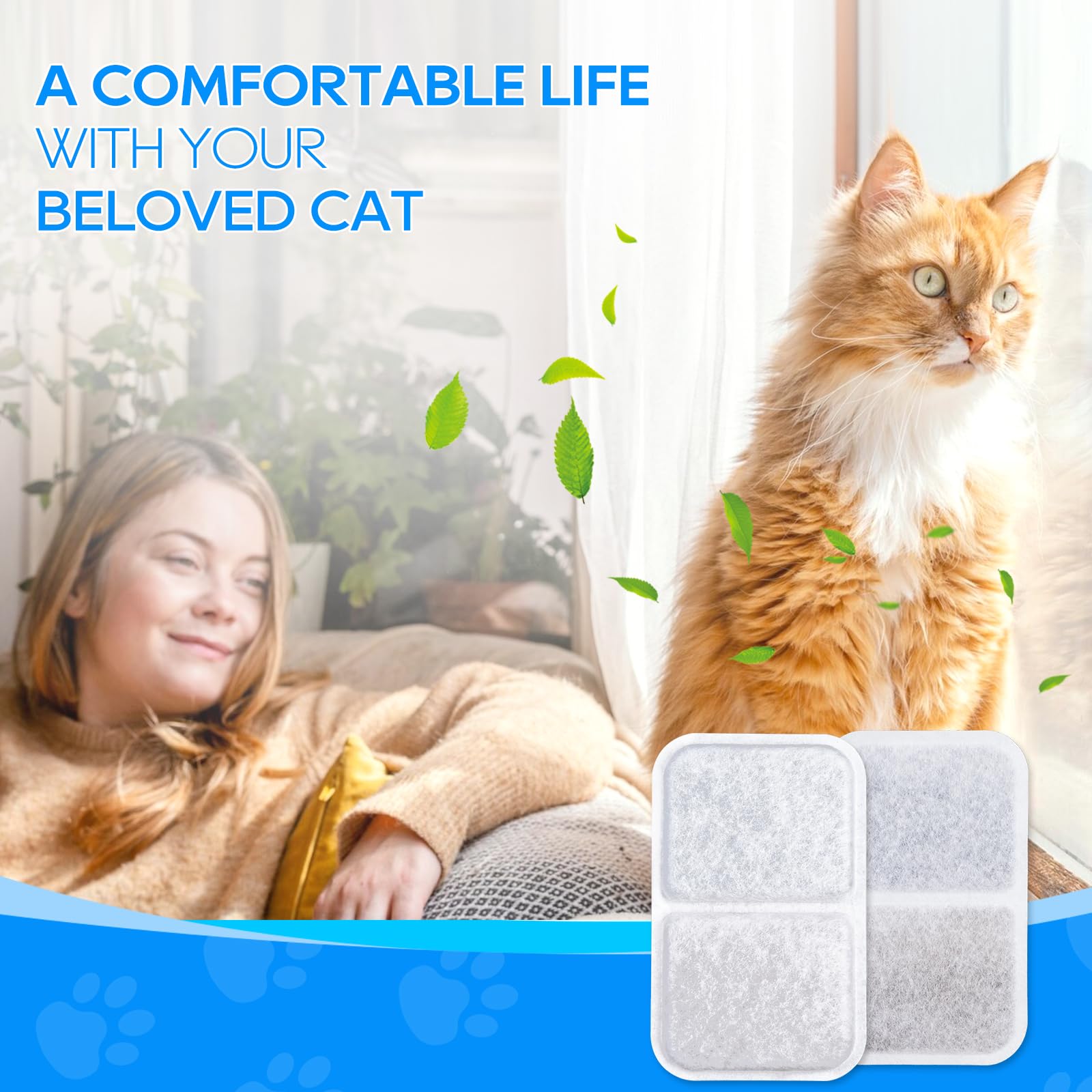 Ambient room with improved scent after using MyfatBOSS filters for litter box odor control.