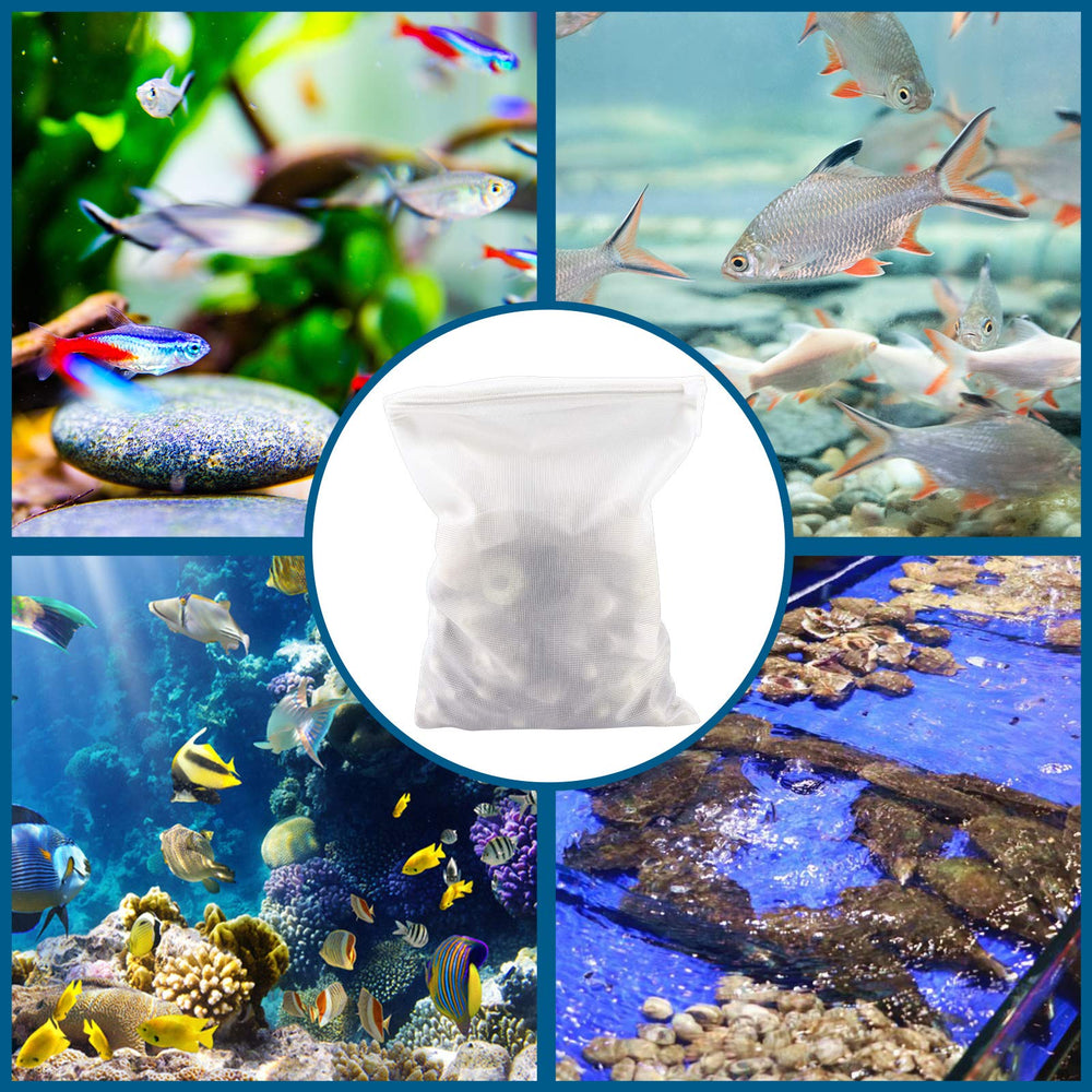 MyfatBOSS zipper closure prevents media loss and protects aquarium equipment.