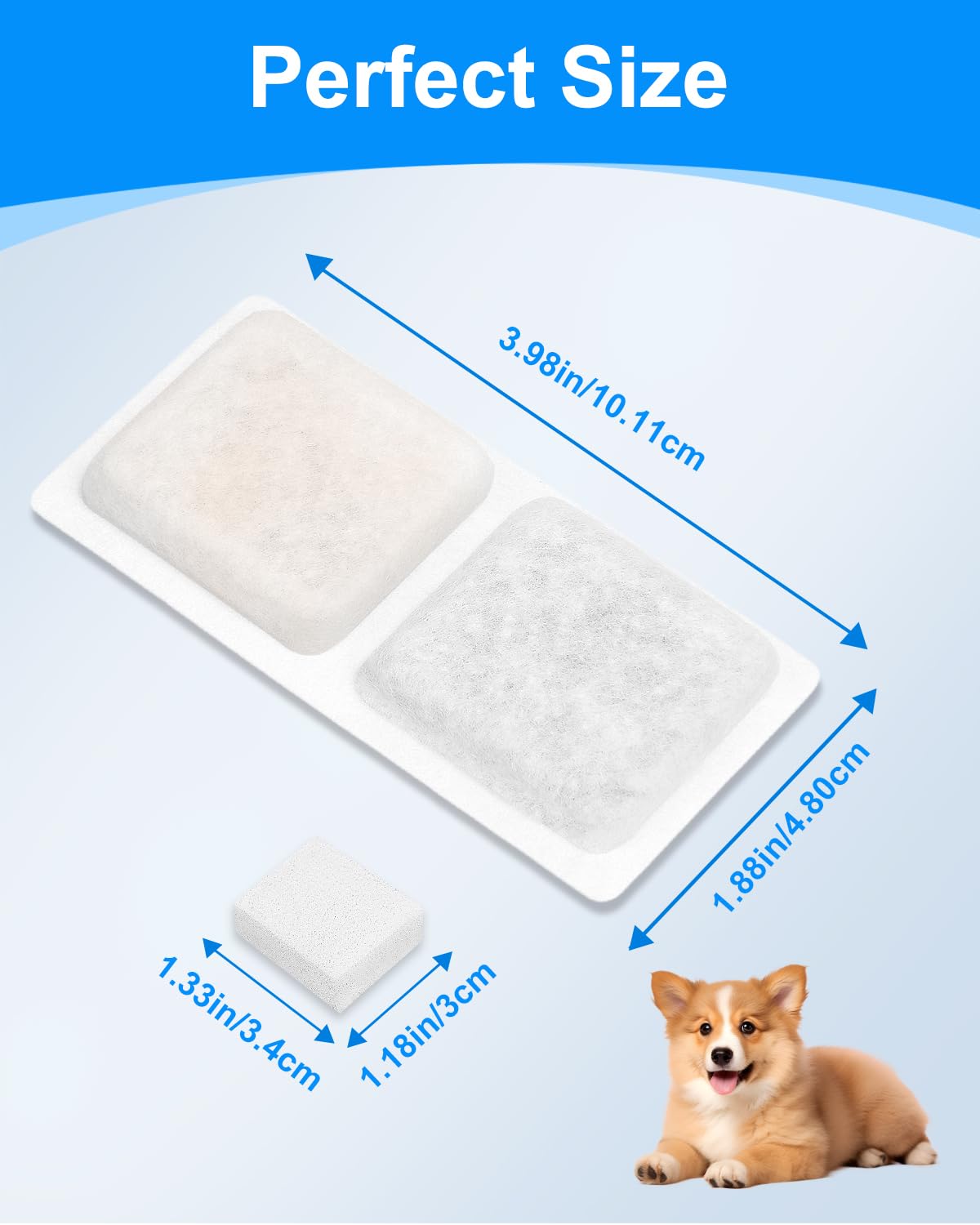MyfatBOSS sponge-filter-washable-design shows easy cleaning and reusable filtration.