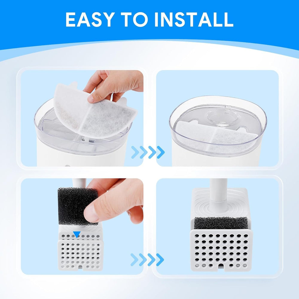 MyfatBOSS WF20/CF20 filter-pack-ingredients close-up shows activated coconut carbon and cotton mesh.