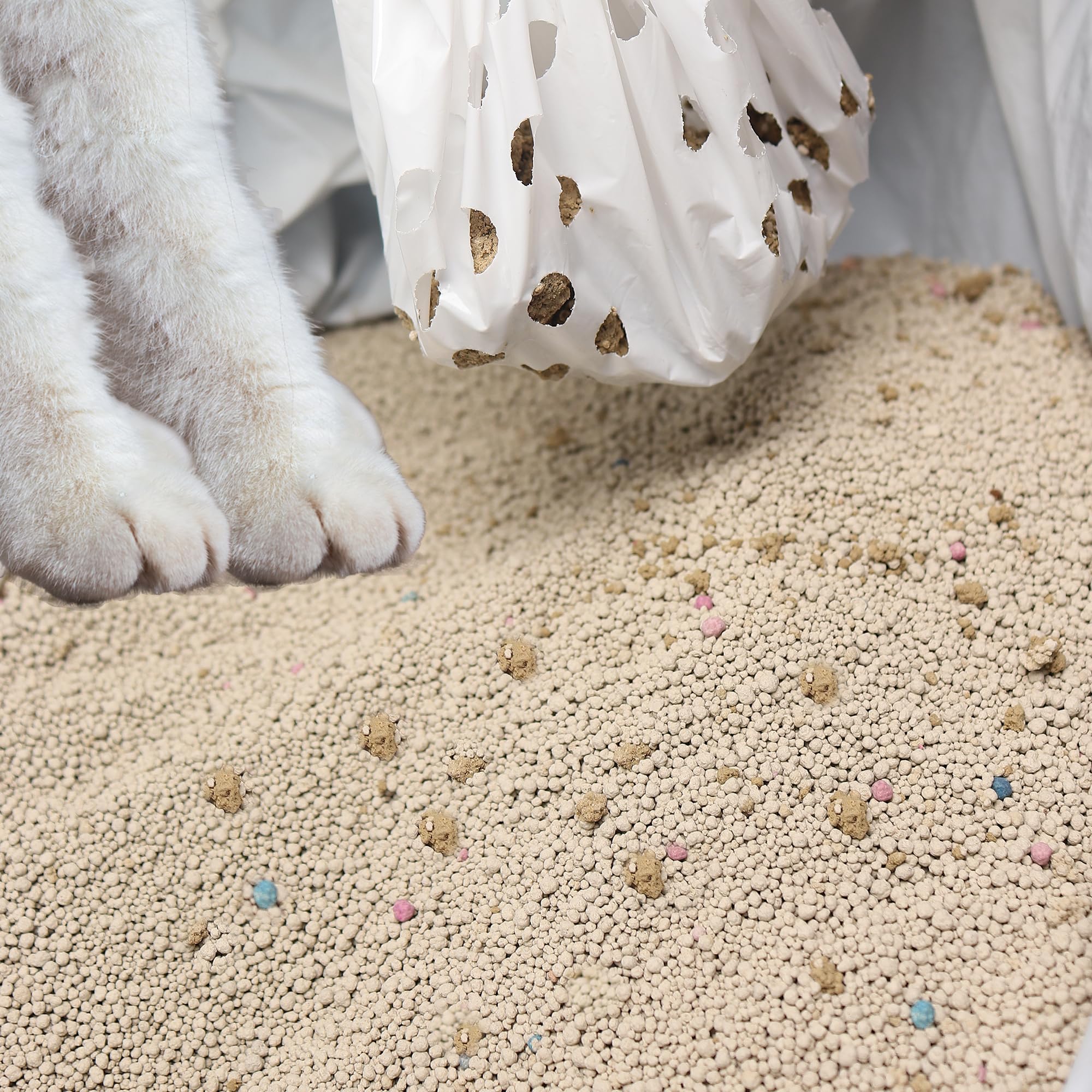 Mygeromon drawstring litter bag enables easy removal without mess.