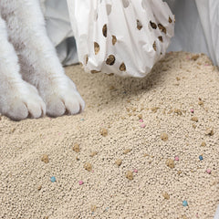 Mygeromon drawstring litter bag enables easy removal without mess.