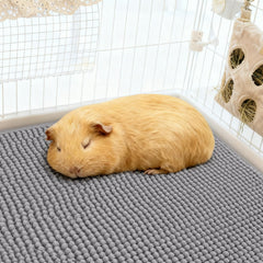 Mygeromon guinea pig cage liner with anti-slip back keeps mat in place