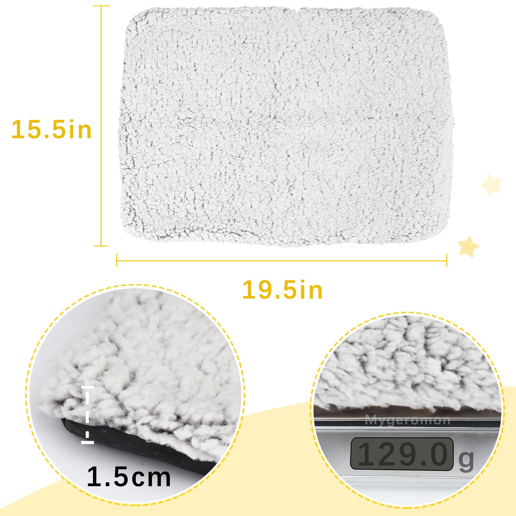 Mygeromon guinea pig cage liner lightweight 129g boosts easy placement