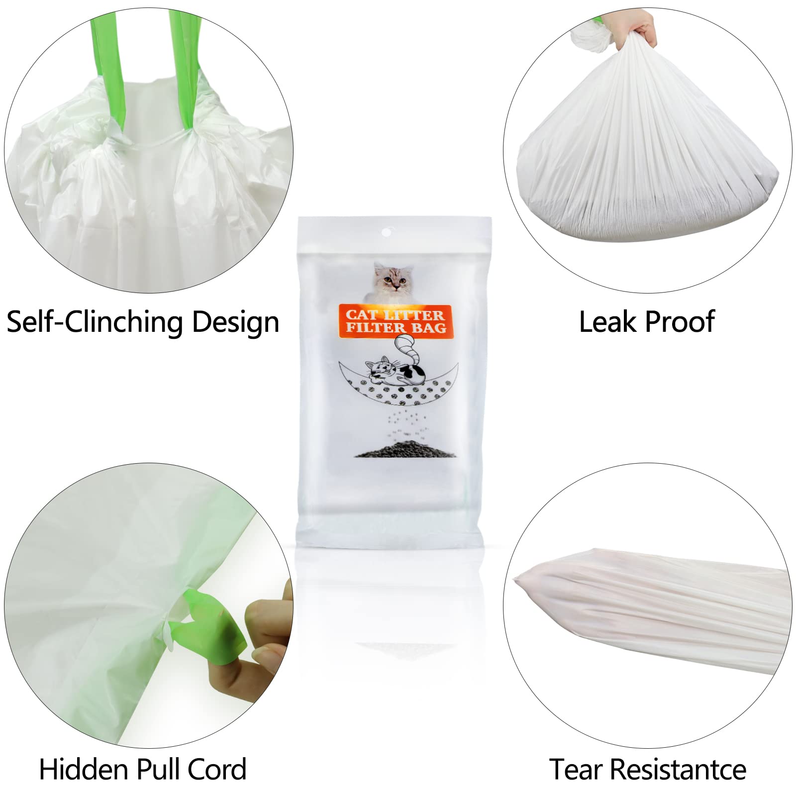 Mygeromon seven-pack with six perforated, one solid liner for versatility.