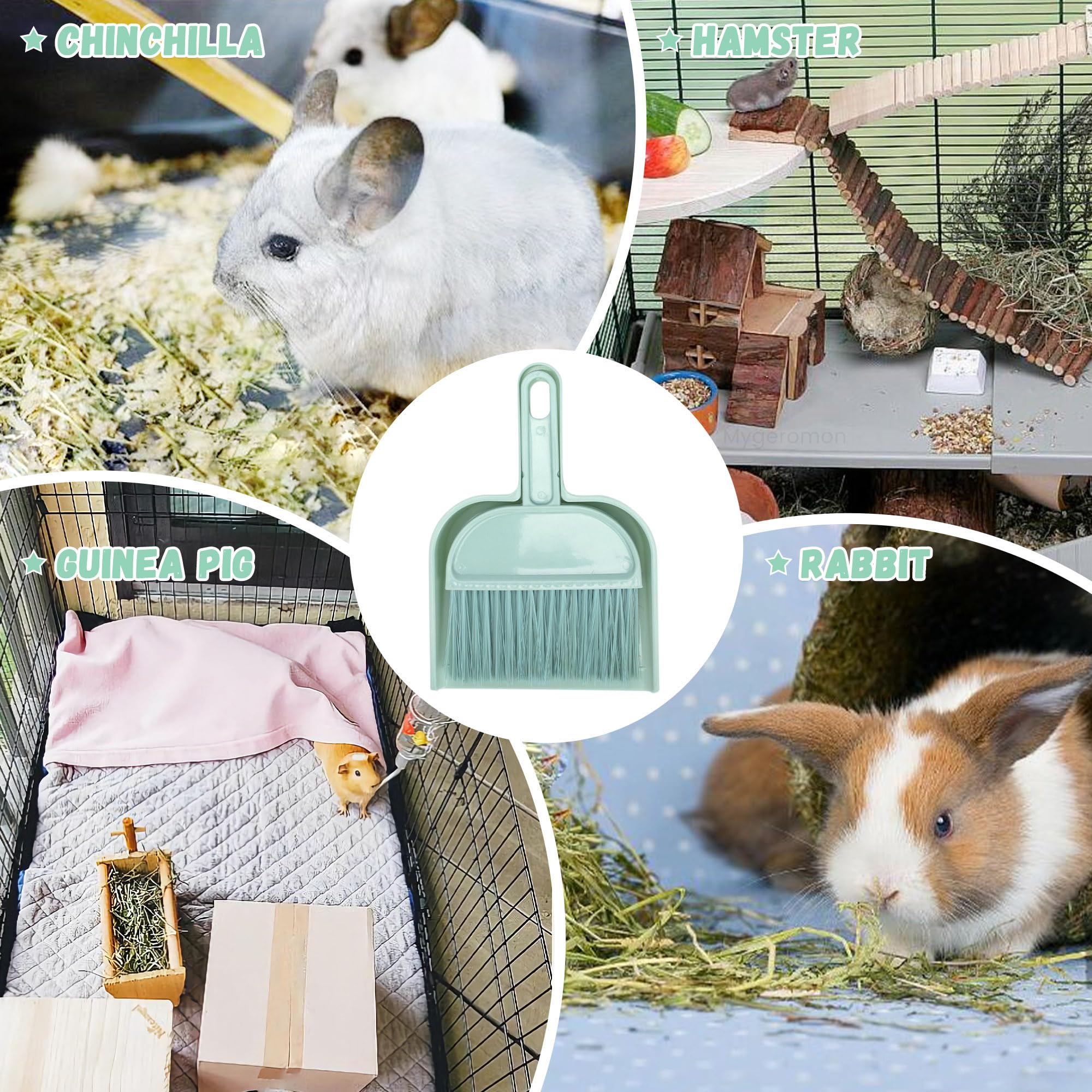 Mygeromon small animals cage cleaning kit for multiple species.