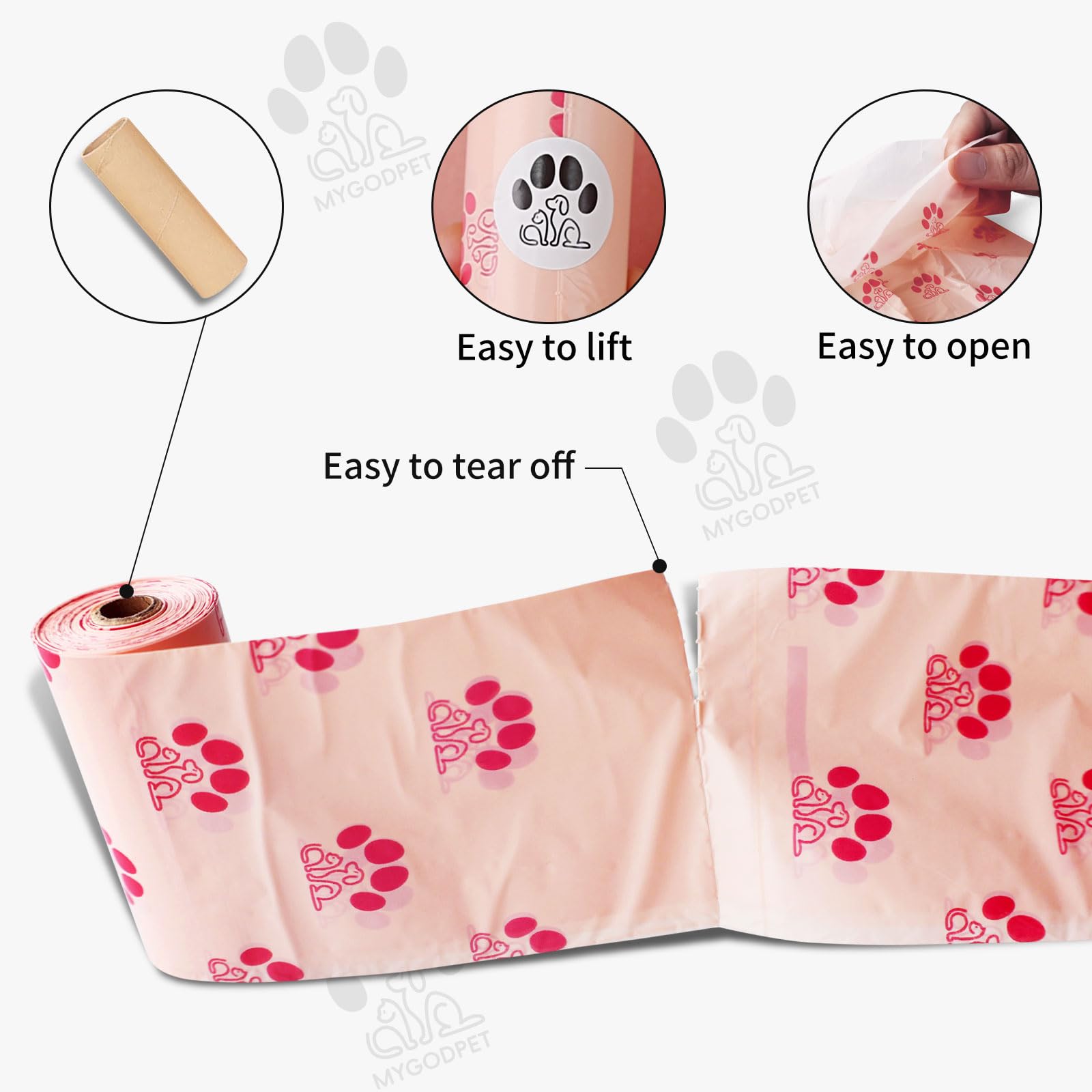 MYGODPET cherry blossom-scent bags offer pleasant walks.