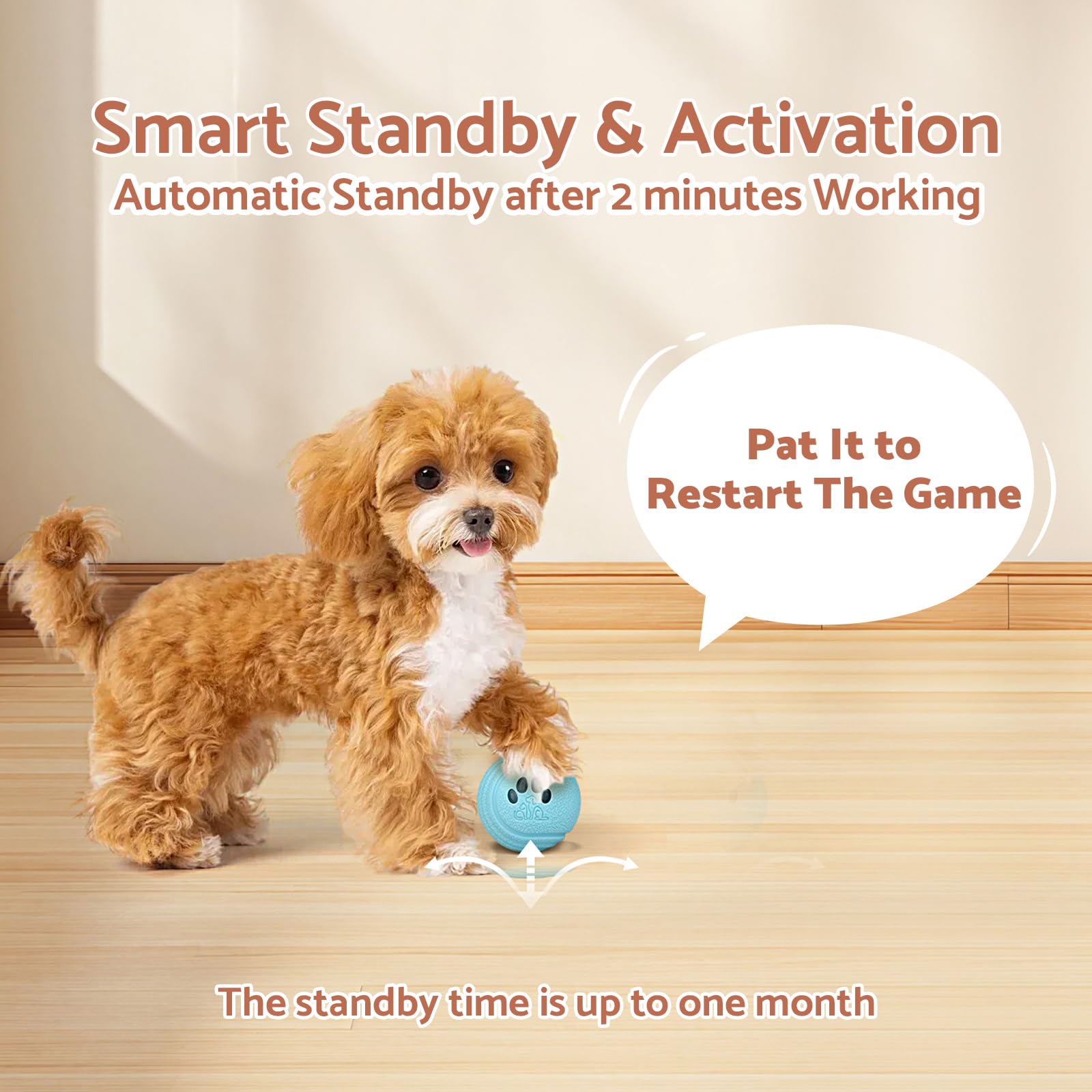MYGODPET chew-resistant-TPU-ball withstands lively fetch.