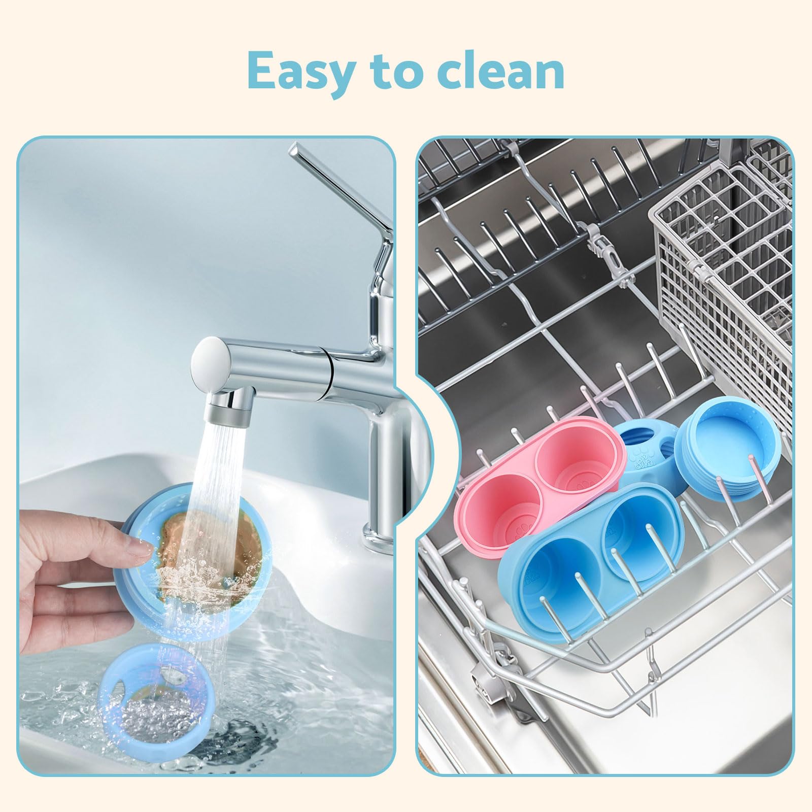 MYGODPET easy-fill-clean-tray simplifies refills and cleanup after play sessions