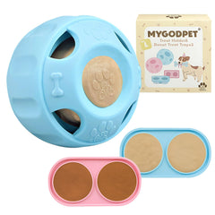 MYGODPET party popsicle tray blue keeps dogs entertained during chew time