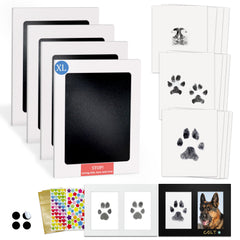 MYPAWLETS inkless paw print pad captures clean prints with no ink on paws for safe use.