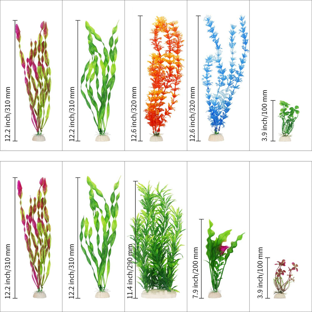 MyLifeUNIT artificial seaweed variety offers different heights for flexible layouts and scenes.