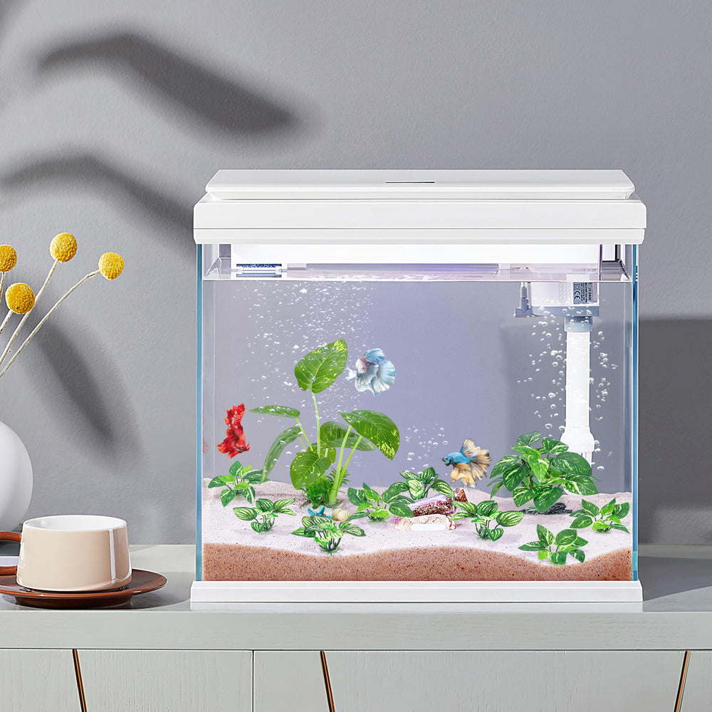 MyLifeUNIT Betta decor base-plant stays stable, keeping décor upright.