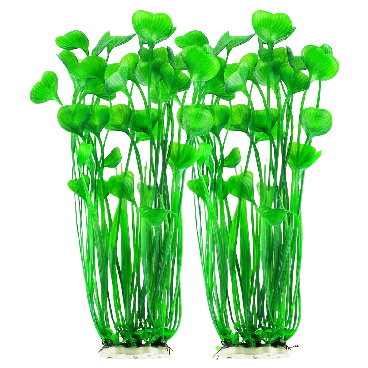 MyLifeUNIT plantas artificiales para acuario dos piezas 40 cm, seguras para peces