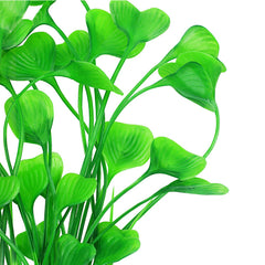 MyLifeUNIT plantas artificiales acuario hojas en forma de corazón verdes