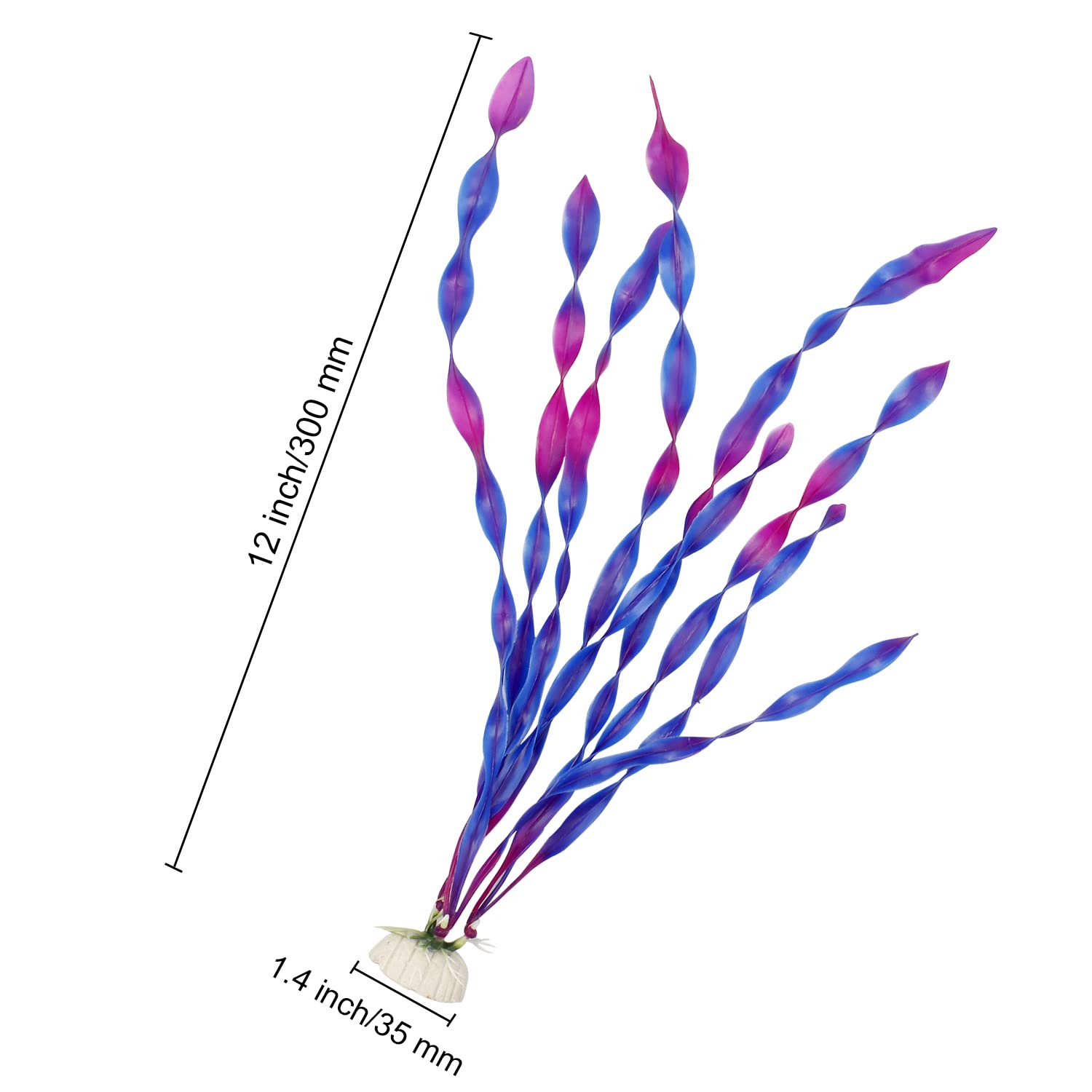 MyLifeUNIT seaweed plants stand upright and sway with water, creating realistic motion.