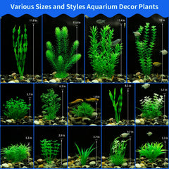 MyLifeUNIT soft-leaves aquarium plants create safe, fish-friendly hiding spots and gentle movement.
