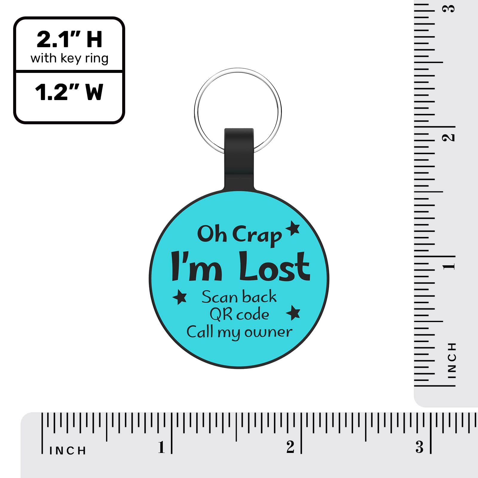 MYLUCKTAG durable silicone tag stands up to daily wear