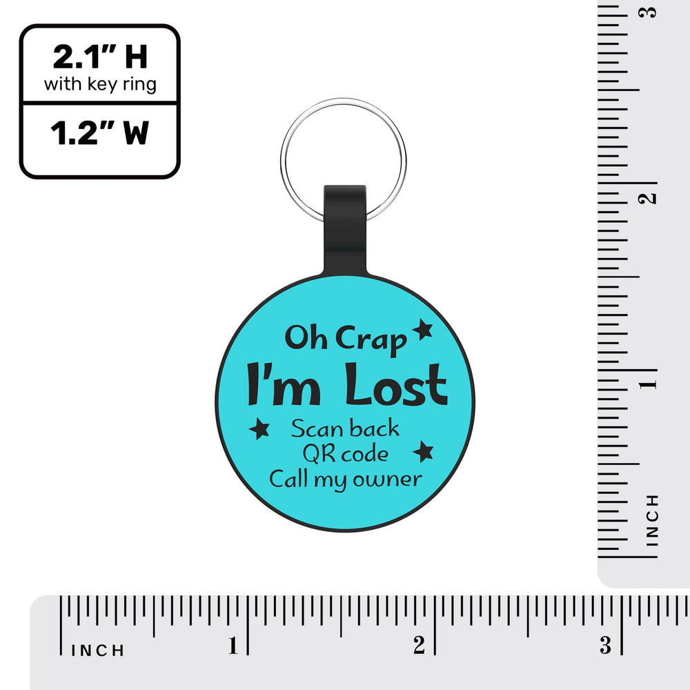 MYLUCKTAG durable silicone tag stands up to daily wear