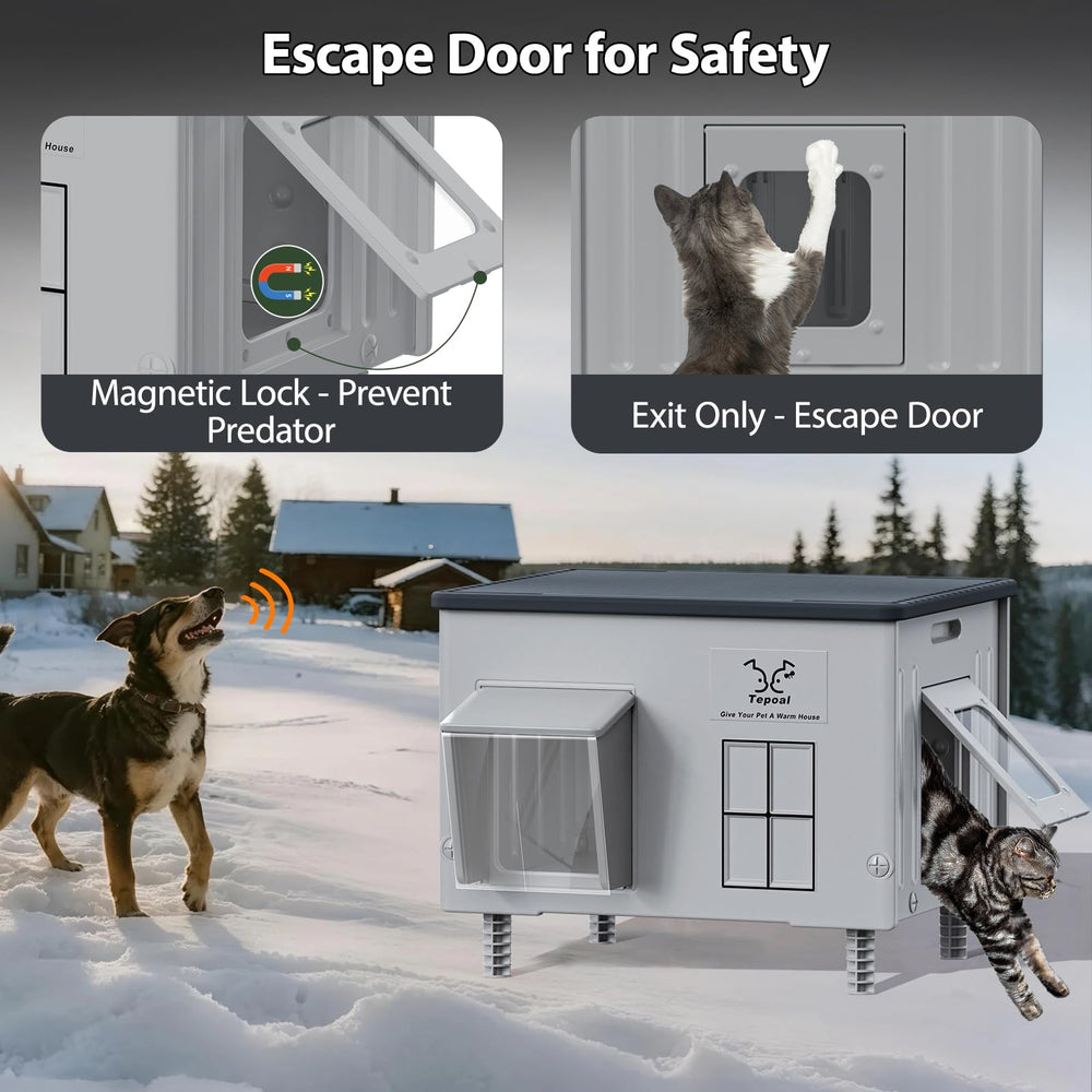 Myodal waterproof awning protects entry and keeps rain out