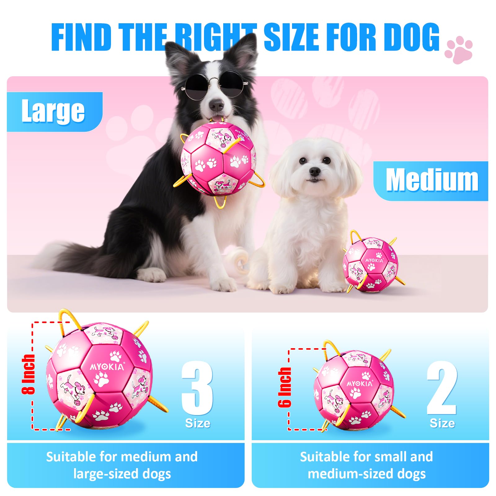 MYOKIA pump-included ball ensures quick inflation for ready-to-play moments