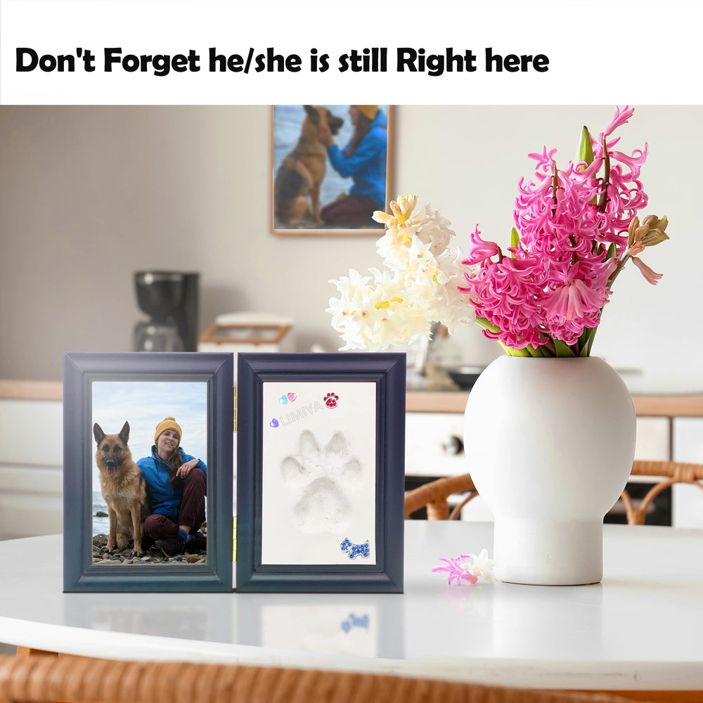 MYPAWLETS bling-rainstones-frame adds subtle sparkle for a thoughtful memorial.