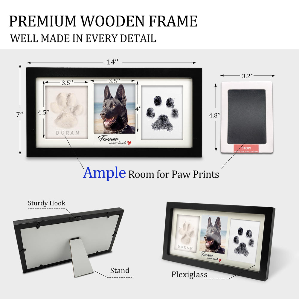 MYPAWLETS clean touch ink pad ensures safe, easy imprints.