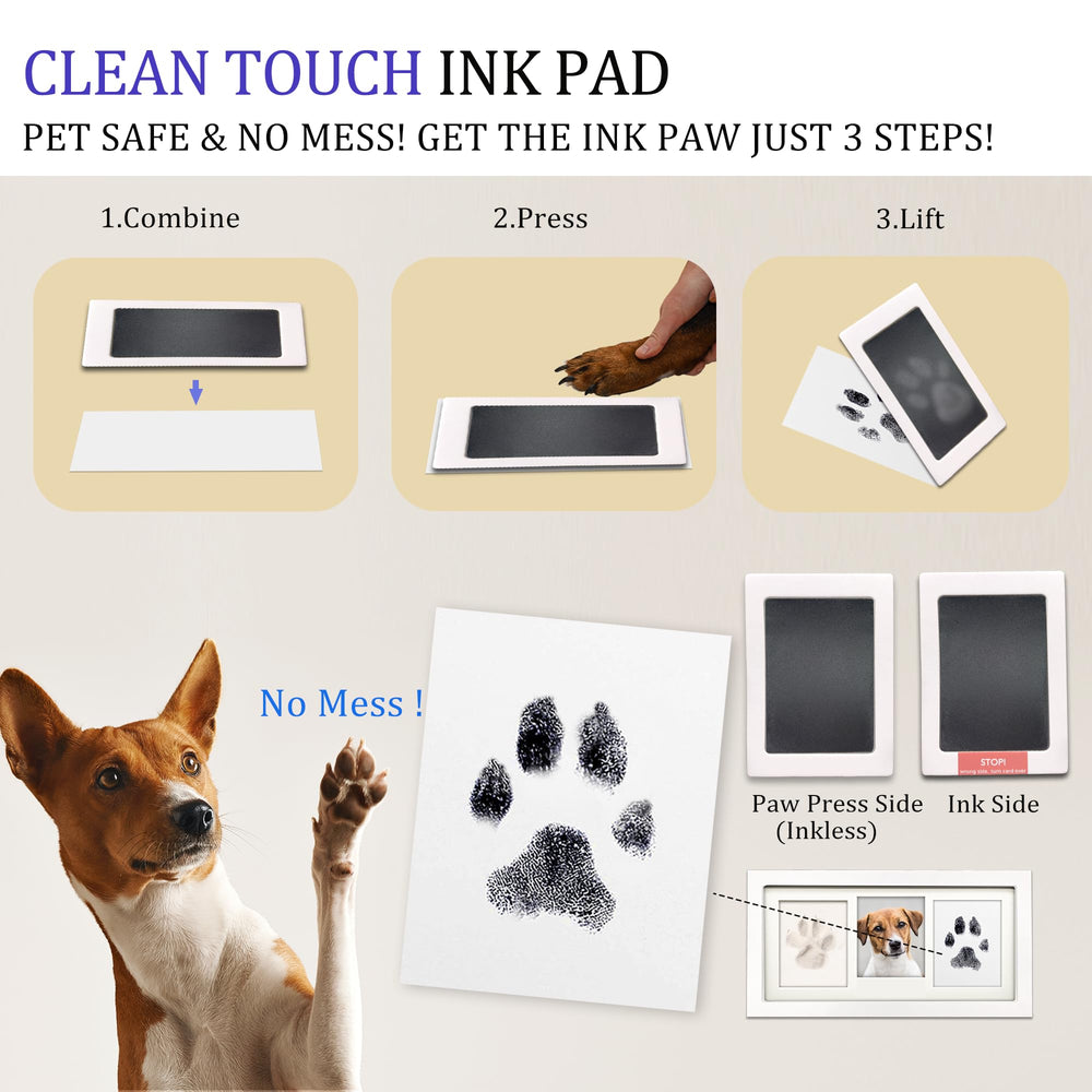 MYPAWLETS Clean Touch ink pad keeps prints pet-safe and clean