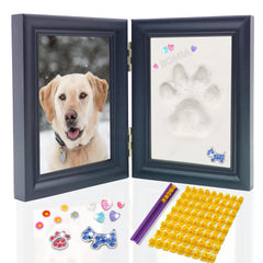 MYPAWLETS frame-with-trinkets creates a personalized pet memory keepsake for display.
