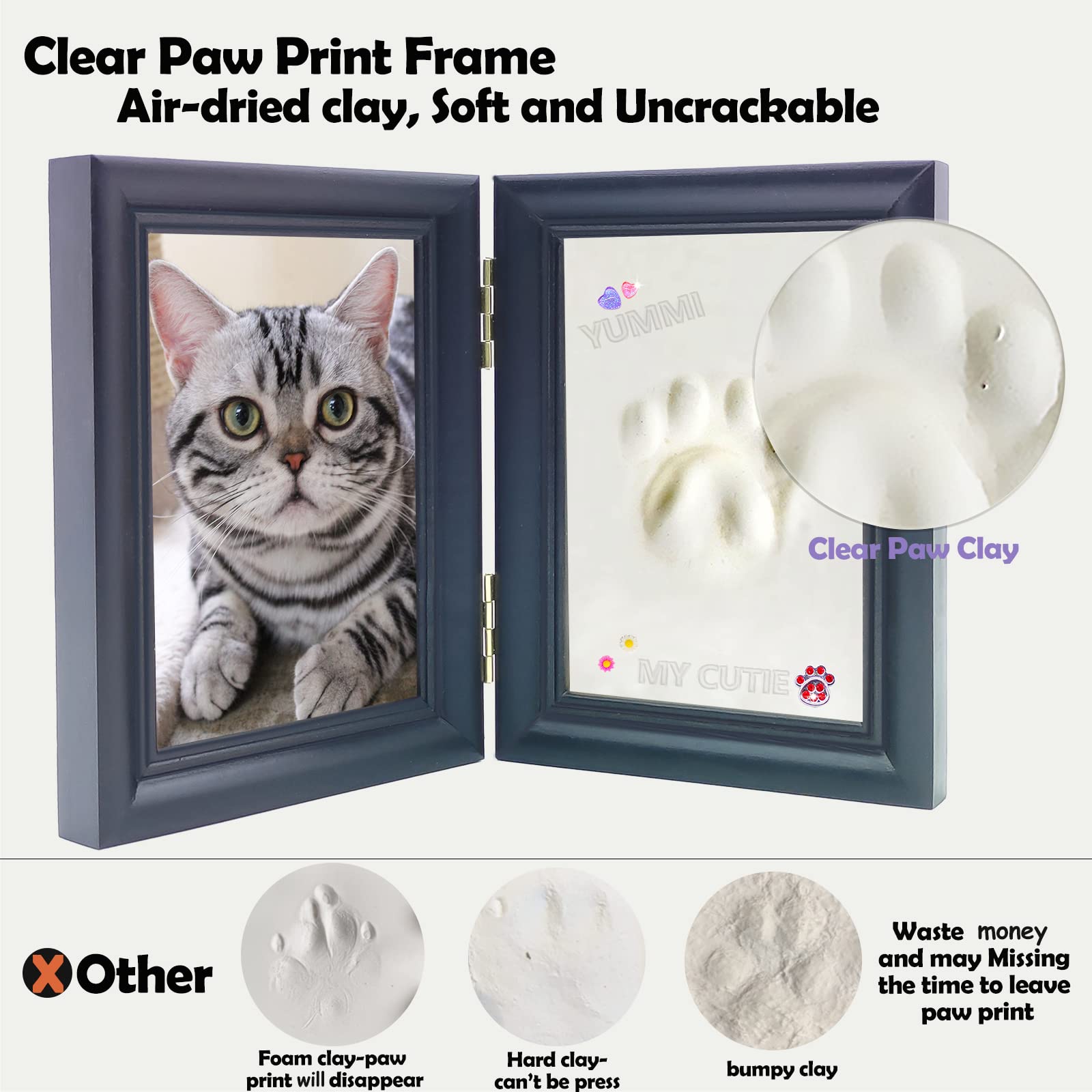 MYPAWLETS paw-print-clay-2pack provides safe material ready for paw impressions.