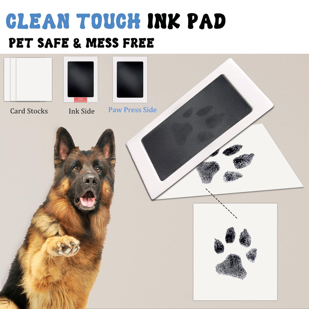 MYPAWLETS pawprint impression close-up showing detailed marks.