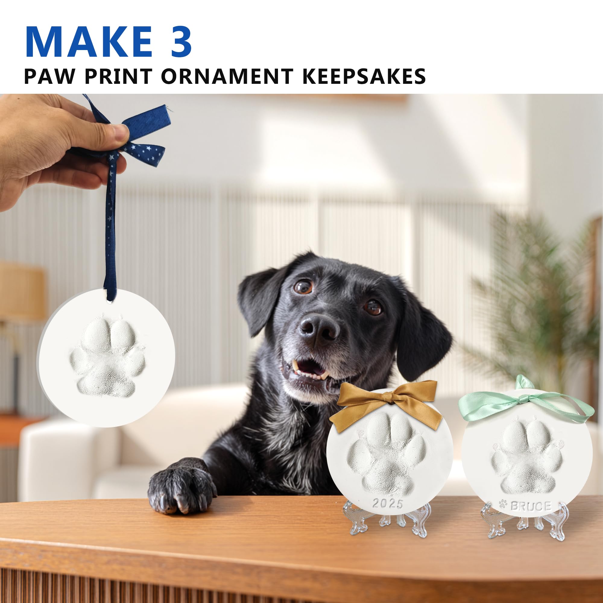 MYPAWLETS Pawprints Kit: easy press setup for quick personalized paw prints.