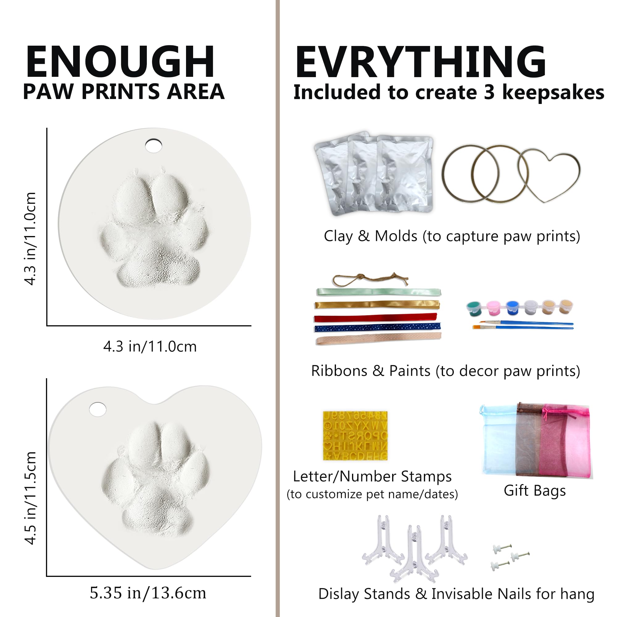 MYPAWLETS pawprints keepsake kit gift-ready packaging for pet lovers