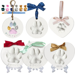 MYPAWLETS pawprints keepsake kit soft clay close-up for clear paw prints memory