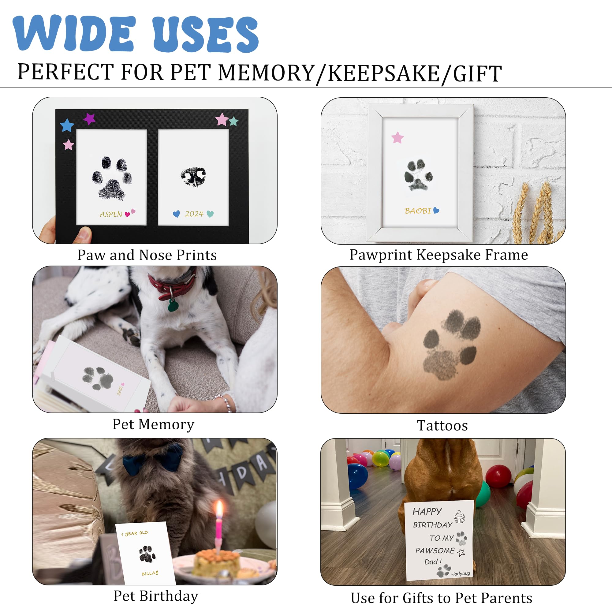 MYPAWLETS personalized stickers add name and embellishments to memories.