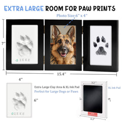 MYPAWLETS soft clay paw print kit capturing fine details before air-drying