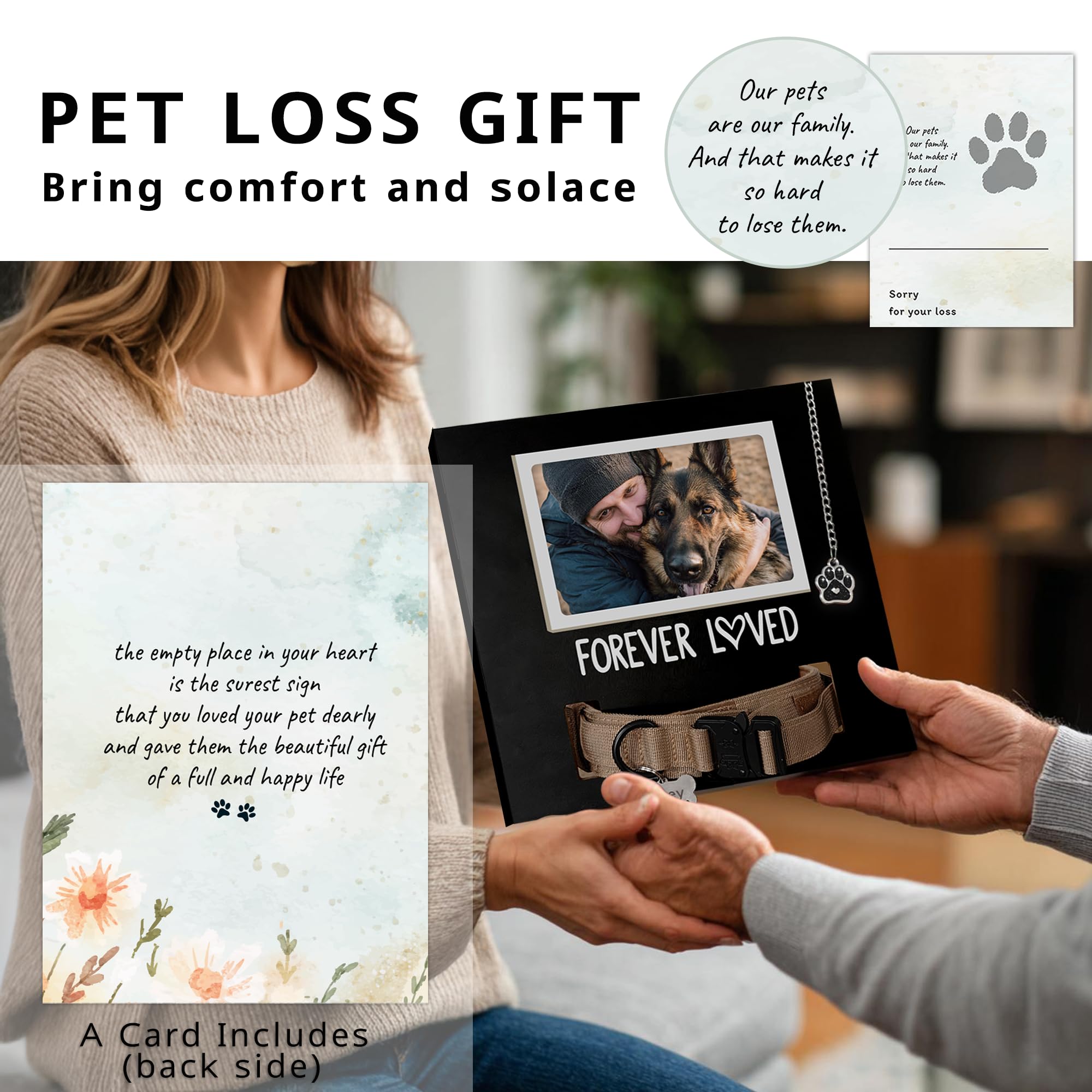 MYPAWLETS tabletop display showcases a timeless keepsake for pet memories.
