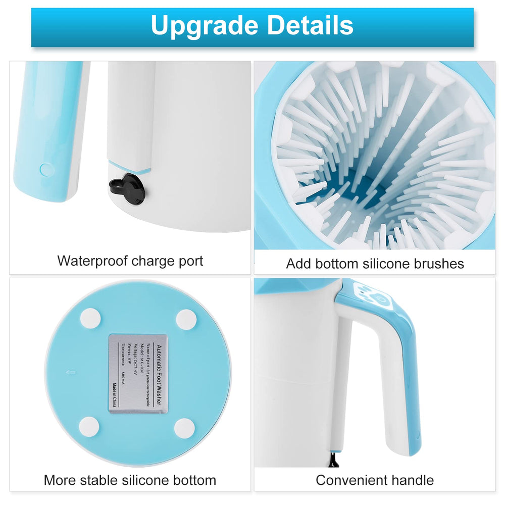 MYPIN blue large-dog paw cleaner designed for big pets