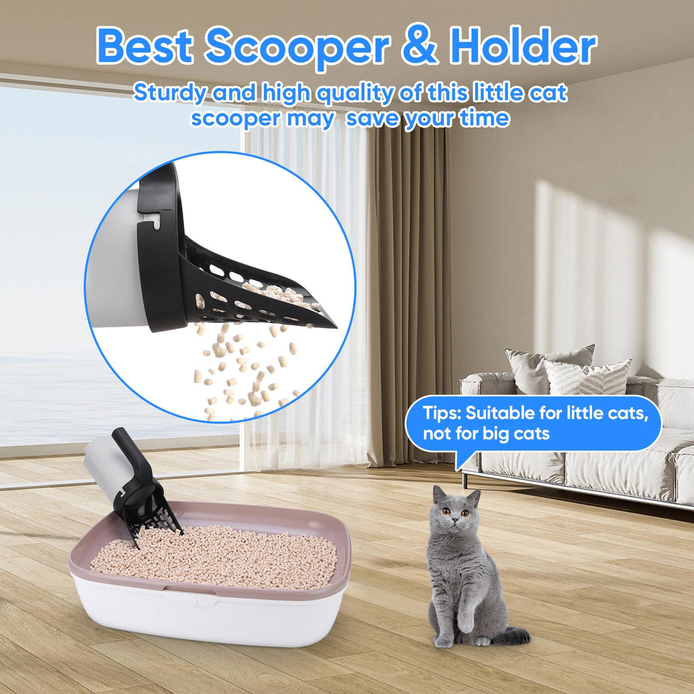 MYPIN litter bag dispenser shown with compatible bags for pet care on the go.