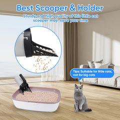 MYPIN litter bag dispenser shown with compatible bags for pet care on the go.