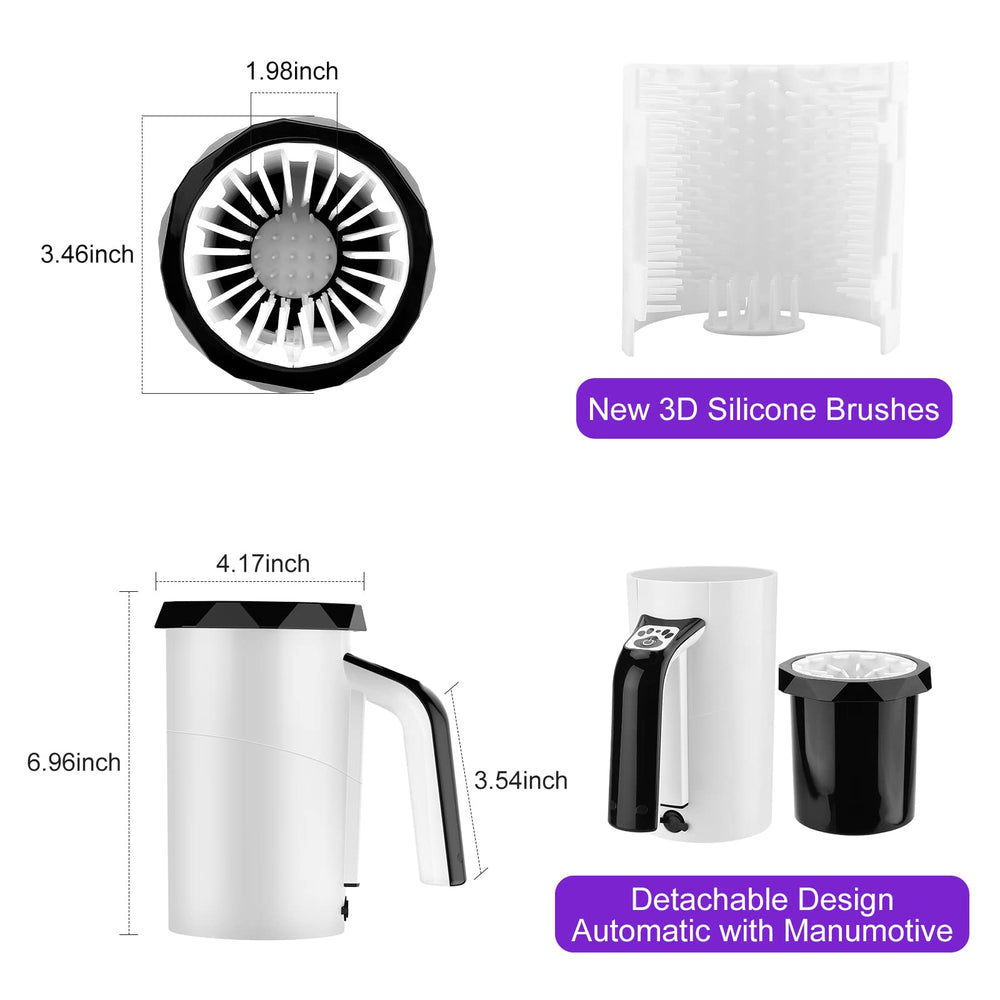 MYPIN paw cleaner easy-to-clean silicone brush after use